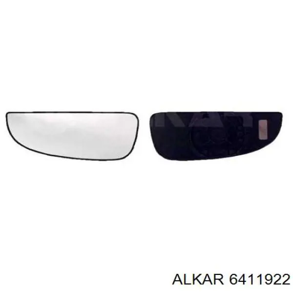 6411922 Alkar дзеркальний елемент дзеркала заднього виду, лівого