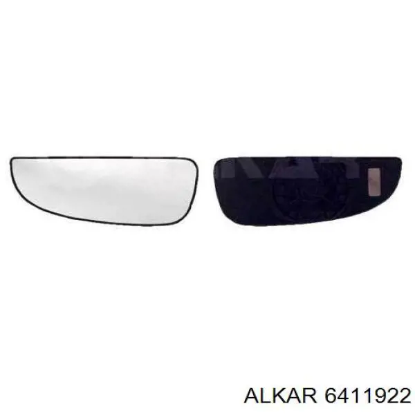 Дзеркальний елемент дзеркала заднього виду, лівого 6411922 Alkar