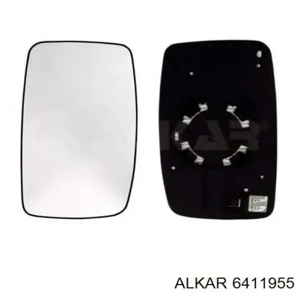 6411955 Alkar дзеркальний елемент дзеркала заднього виду, лівого