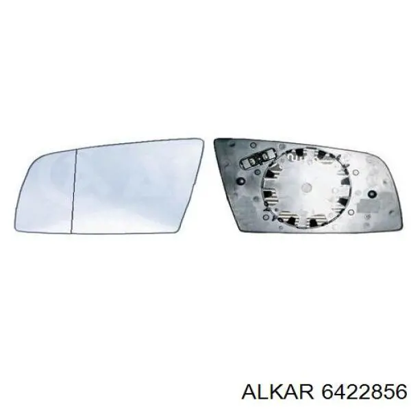 6422856 Alkar дзеркальний елемент дзеркала заднього виду, правого
