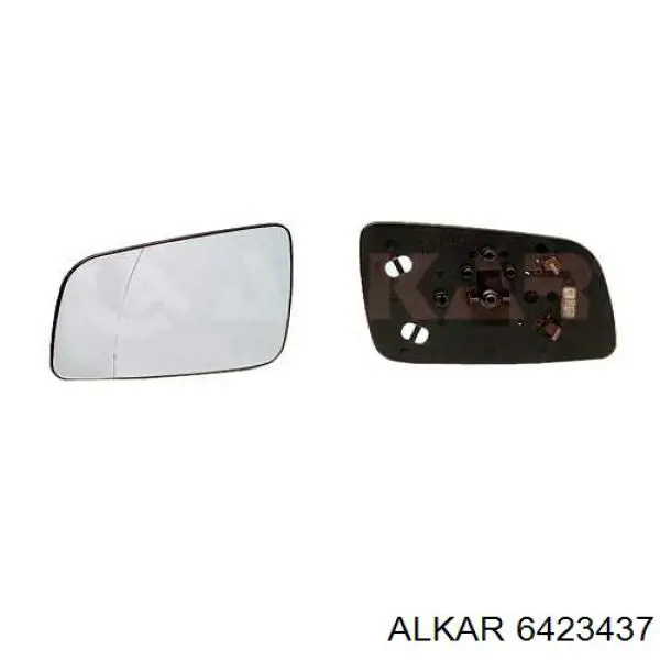 6423437 Alkar дзеркальний елемент дзеркала заднього виду, лівого