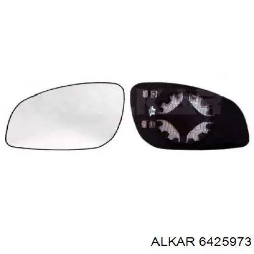 Купити 6425973 Alkar Дзеркальний елемент дзеркала заднього виду, лівого