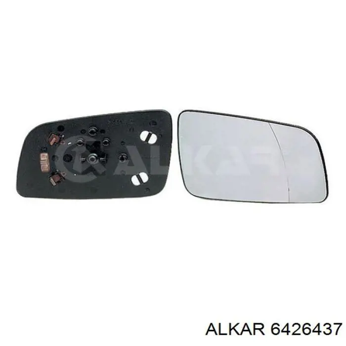 6426437 Alkar дзеркальний елемент дзеркала заднього виду, правого