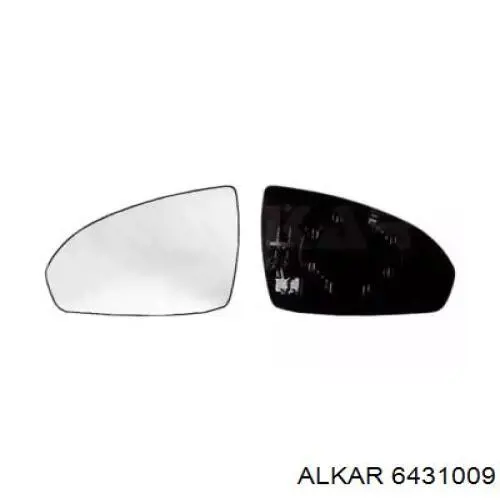 Дзеркальний елемент лівого дзеркала заднього виду Alkar 6431009 ціна, від 9.15 USD