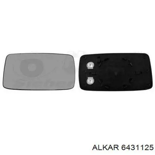 Дзеркальний елемент лівого дзеркала заднього виду Alkar 6431125 ціна, від 6.60 USD