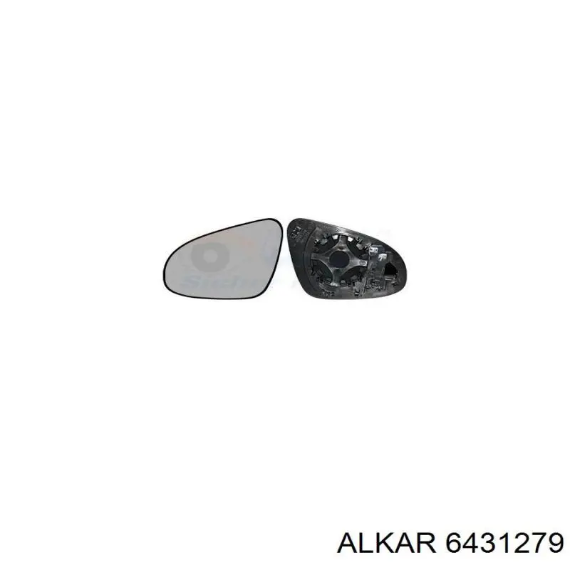 Купити 6431279 Alkar Дзеркальний елемент дзеркала заднього виду, лівого