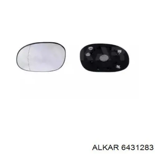 Купити 6431283 Alkar Дзеркальний елемент дзеркала заднього виду, лівого