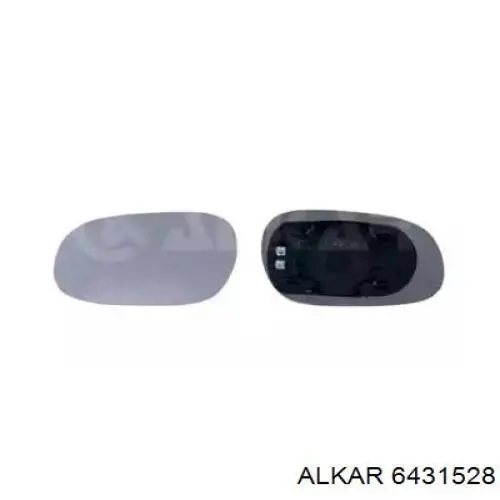 Скло дзеркала заднього виду, лівого Alkar 6431528 ціна, від 12.94 USD