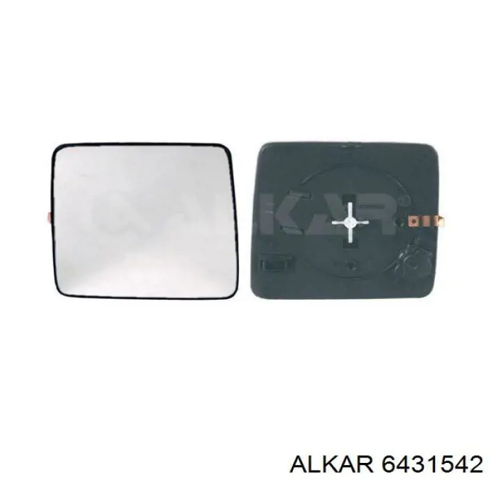6431542 Alkar дзеркальний елемент дзеркала заднього виду, лівого