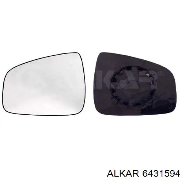 6431594 Alkar дзеркальний елемент дзеркала заднього виду, лівого