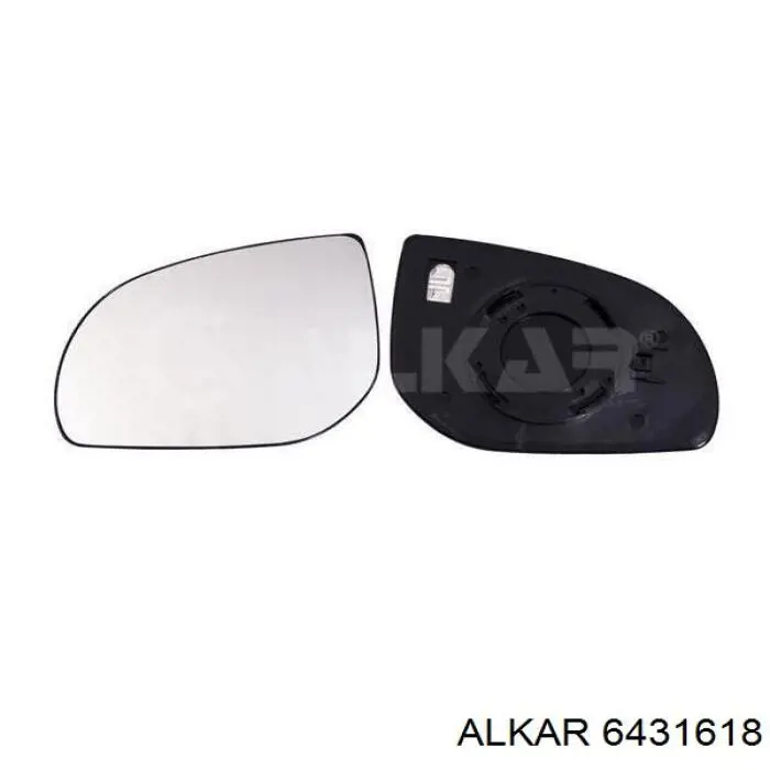 Купити 6431618 Alkar Дзеркальний елемент дзеркала заднього виду, лівого