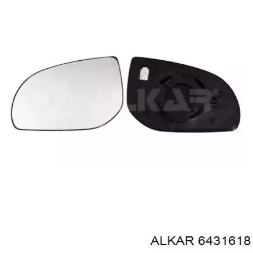 4017545E Polcar дзеркальний елемент дзеркала заднього виду, лівого