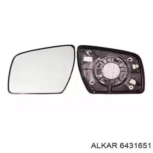 Скло дзеркала заднього виду, лівого Hyundai/Kia 876112K050 ціна, від 13.14 USD