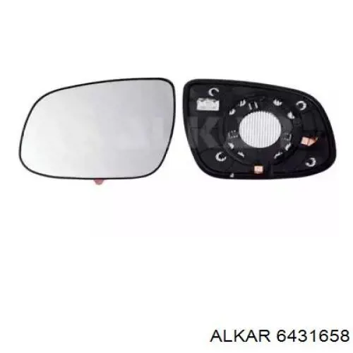 Дзеркальний елемент лівого дзеркала заднього виду Alkar 6431658 ціна, від 27.72 USD