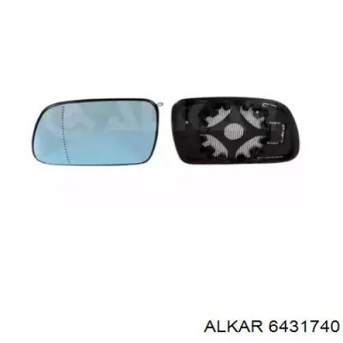 Дзеркальний елемент лівого дзеркала заднього виду Alkar 6431740 ціна, від 10.85 USD