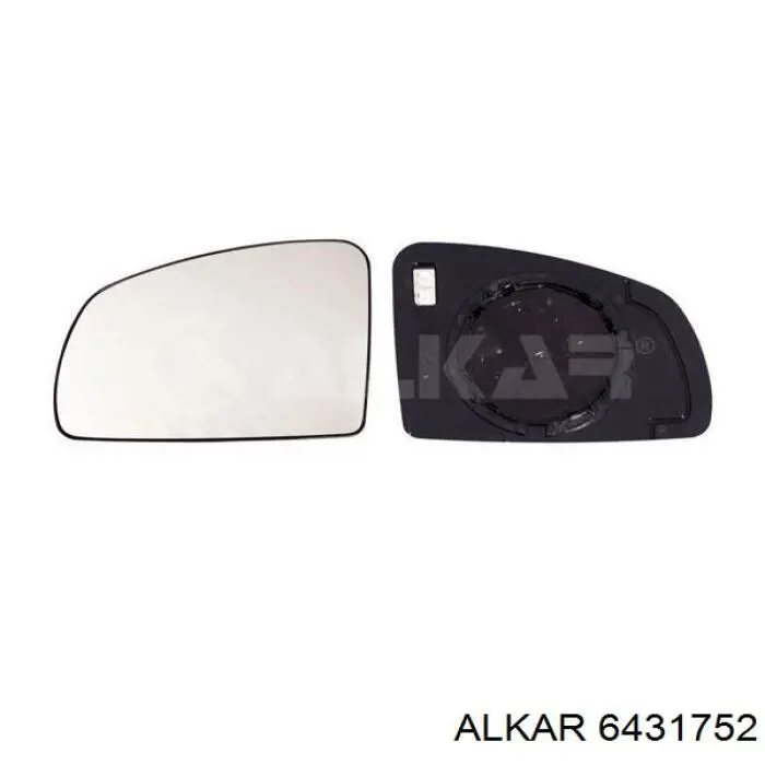 13148964 Opel Дзеркальний елемент лівий