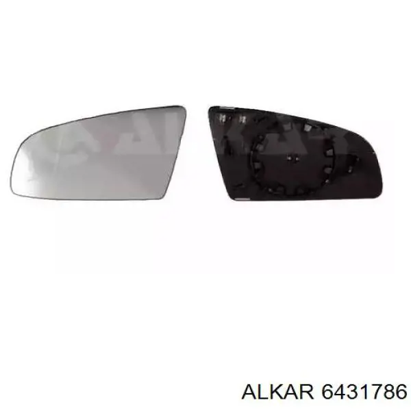 6431786 Alkar дзеркальний елемент дзеркала заднього виду, лівого