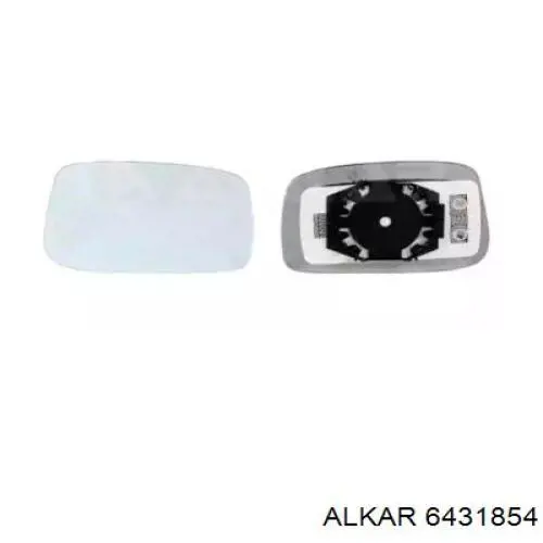 Купити 00008151FW Peugeot/Citroen Дзеркальний елемент дзеркала заднього виду, лівого