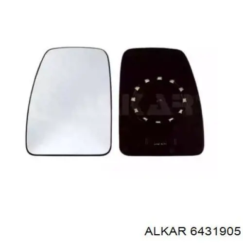 Дзеркальний елемент лівого дзеркала заднього виду Alkar 6431905 ціна, від 13.76 USD