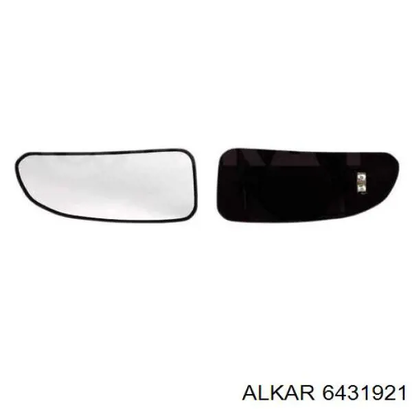 6431921 Alkar дзеркальний елемент дзеркала заднього виду, лівого