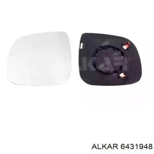 6431948 Alkar Дзеркальний елемент лівого дзеркала заднього виду