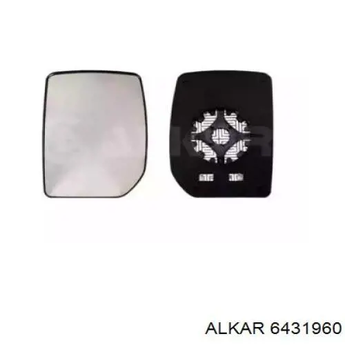 Дзеркальний елемент лівого дзеркала заднього виду Alkar 6431960 ціна, від 8.57 USD