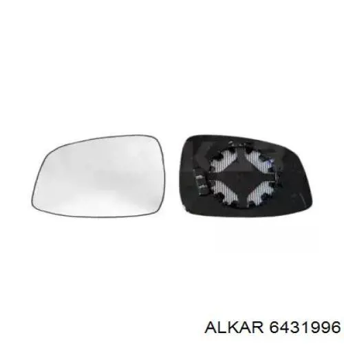 Дзеркальний елемент лівого дзеркала заднього виду Alkar 6431996 ціна, від 11.65 USD