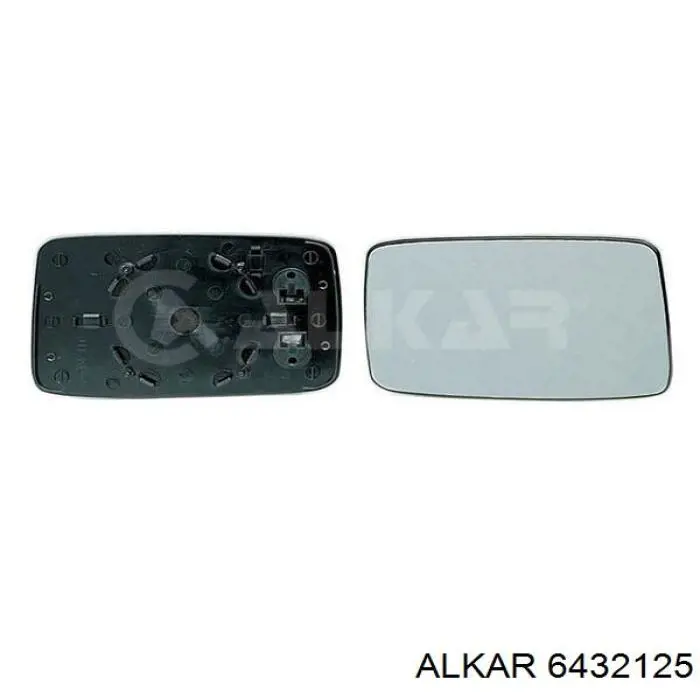 Зеркальный элемент зеркала заднего вида ALKAR 6432125