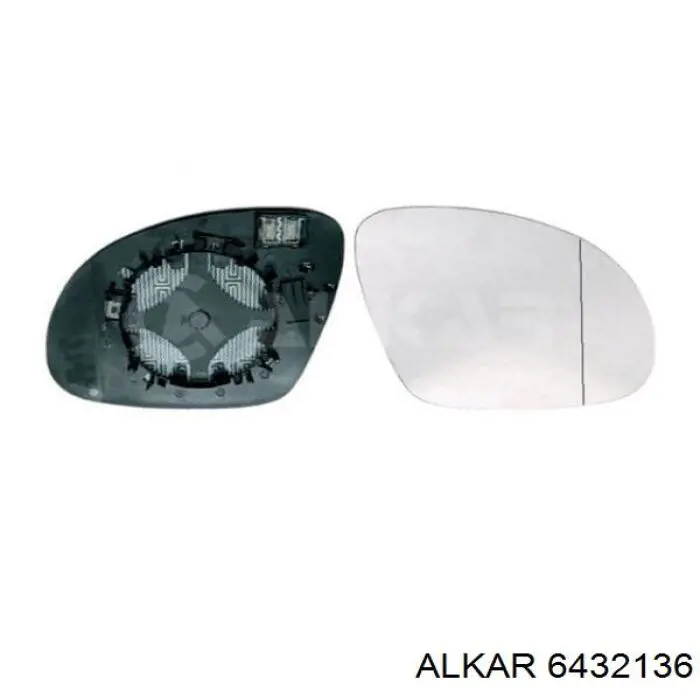 Купити 6432136 Alkar Скло дзеркала заднього виду, правого