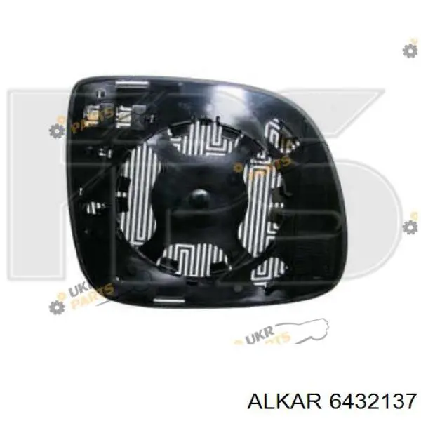 Купити 6432137 Alkar Скло дзеркала заднього виду, правого