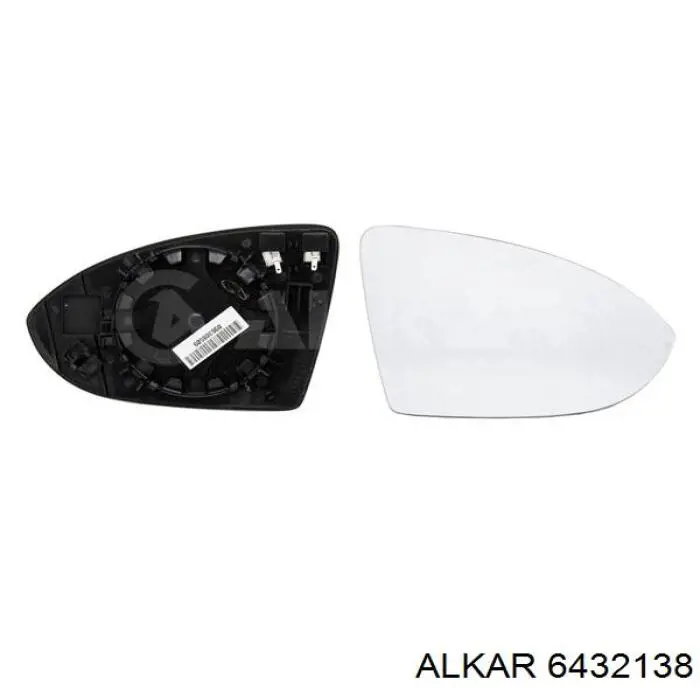 Купити 6432138 Alkar Скло дзеркала заднього виду, правого