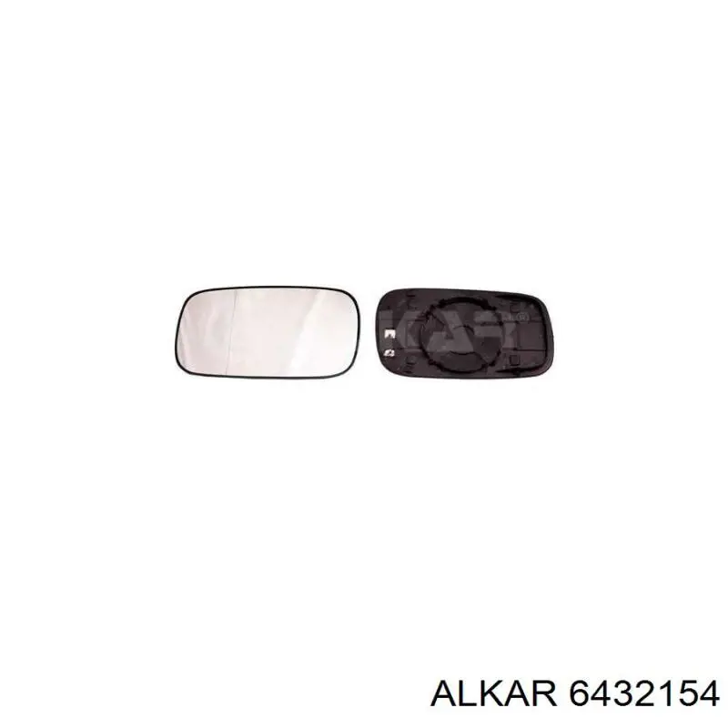 Зеркальный элемент зеркала заднего вида ALKAR 6432154