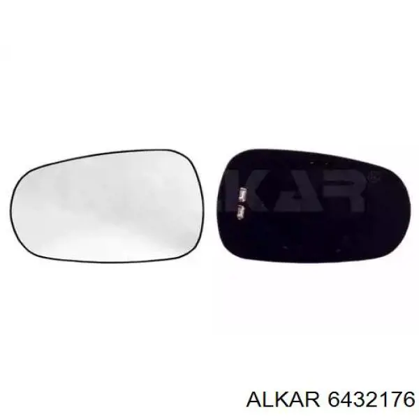 Скло зерказа заднього виду Alkar 6432176