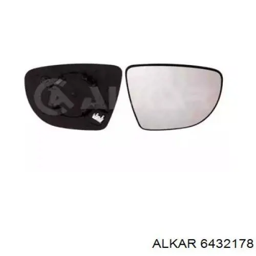 Дзеркальний елемент правого дзеркала заднього виду Alkar 6432178 ціна, від 11.87 USD