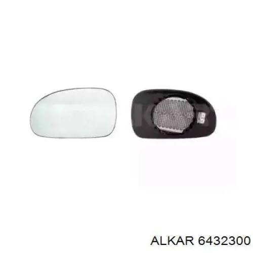 Дзеркальний елемент правого дзеркала заднього виду Alkar 6432300 ціна, від 17.01 USD