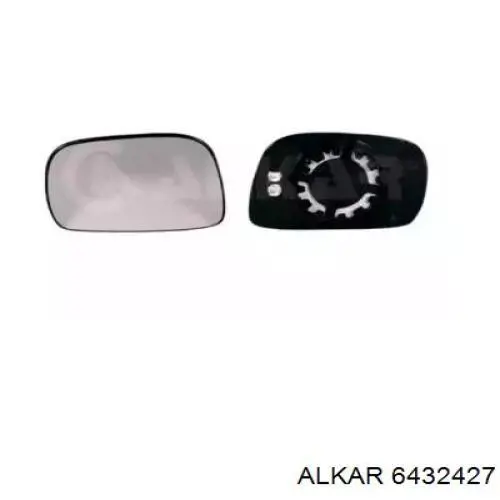 Купити 6432427 Alkar Скло дзеркала заднього виду, правого
