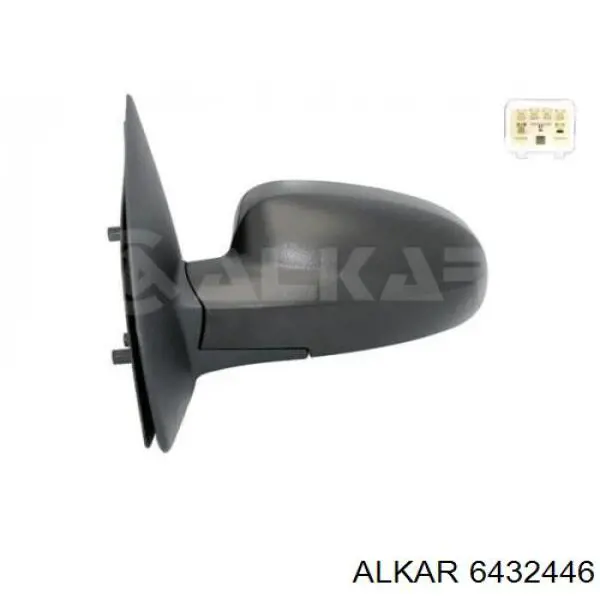 Купити 6432446 Alkar Скло дзеркала заднього виду, правого