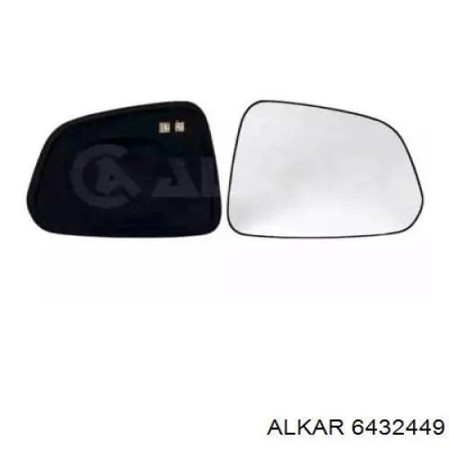 Купити 6432449 Alkar Скло дзеркала заднього виду, правого