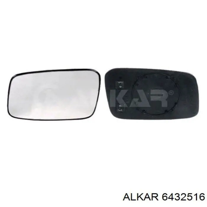 6432516 Alkar дзеркальний елемент дзеркала заднього виду, правого