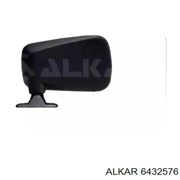 Дзеркальний елемент дзеркала заднього виду, правого 6432576 Alkar