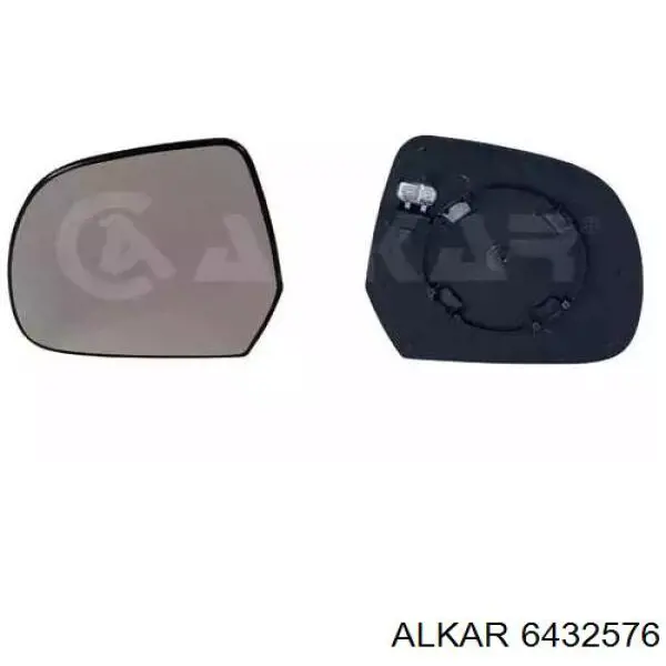 Дзеркальний елемент дзеркала заднього виду, правого 1504G04 Depo/Loro/Abakus