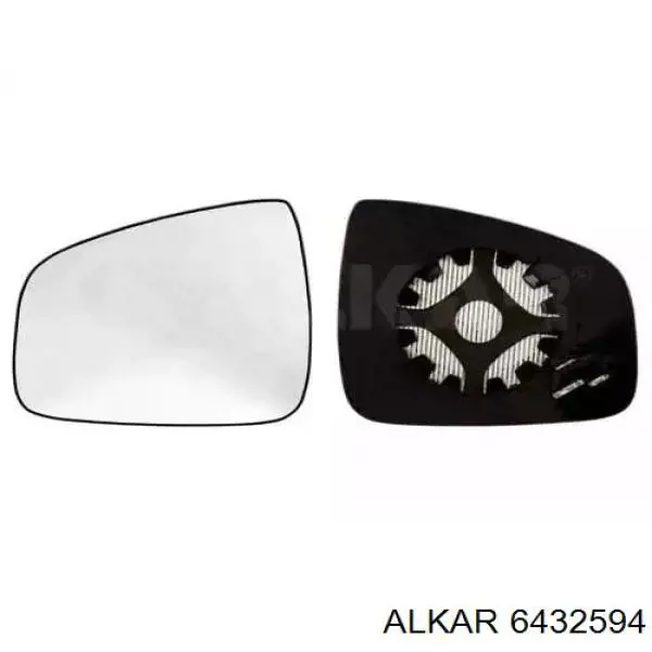 Купити 6432594 Alkar Скло дзеркала заднього виду, правого