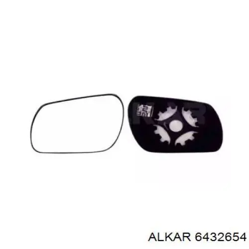 Купити 6432654 Alkar Дзеркальний елемент правого дзеркала заднього виду