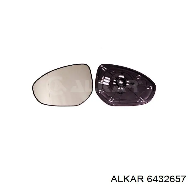 Дзеркальний елемент дзеркала заднього виду, правого Depo/Loro/Abakus 2304G04