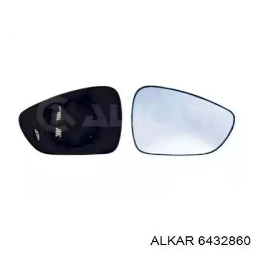Дзеркальний елемент правого дзеркала заднього виду Alkar 6432860 ціна, від 16.34 USD