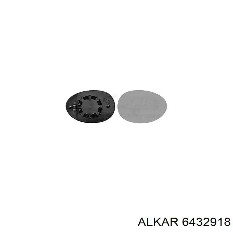 Купити 6432918 Alkar Скло дзеркала заднього виду, правого