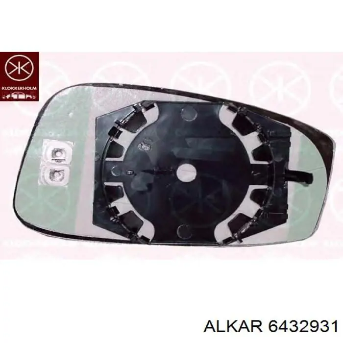 Дзеркальний елемент правого дзеркала заднього виду Fiat/Alfa/Lancia 0071734381 ціна, від 6.86 USD