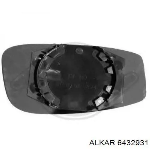 Купити 0071734381 Fiat/Alfa/Lancia Скло дзеркала заднього виду, правого