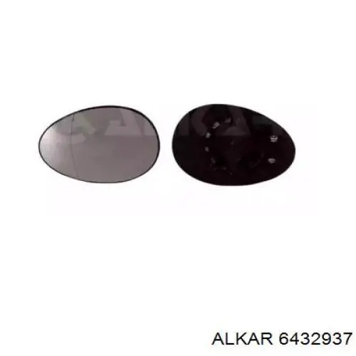 Скло дзеркала заднього виду, правого Alkar 6432937 ціна, від 21.35 USD