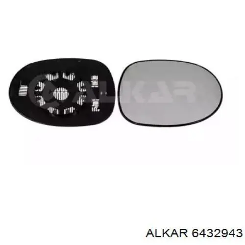 Дзеркальний елемент правого дзеркала заднього виду Alkar 6432943 ціна, від 9.98 USD